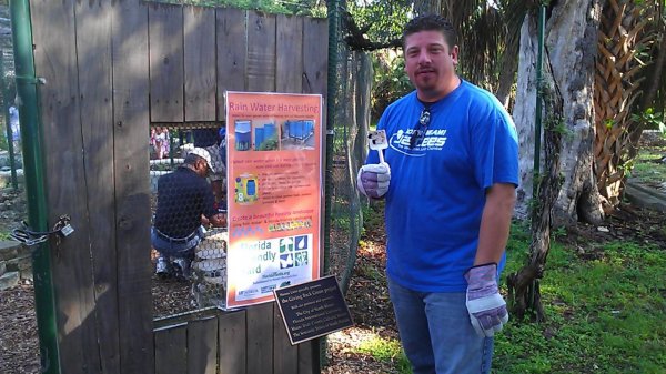 North Miami Member at Earth Day Project